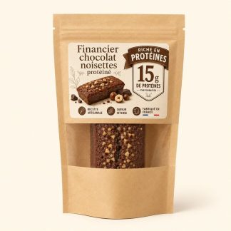 Financier chocolat-noisettes