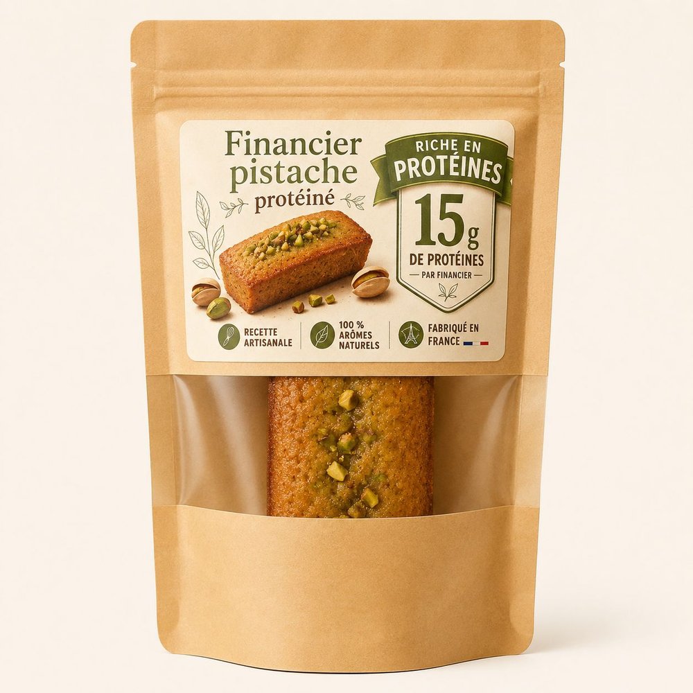 Financier pistache